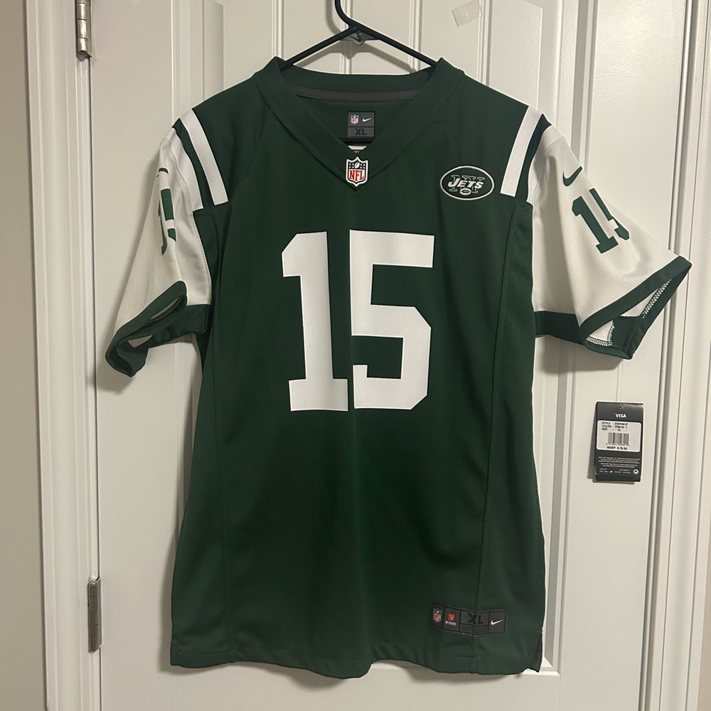 NFL🏈NEW YORK JETS*TEBOW Green and White Jersey YOUTH XL